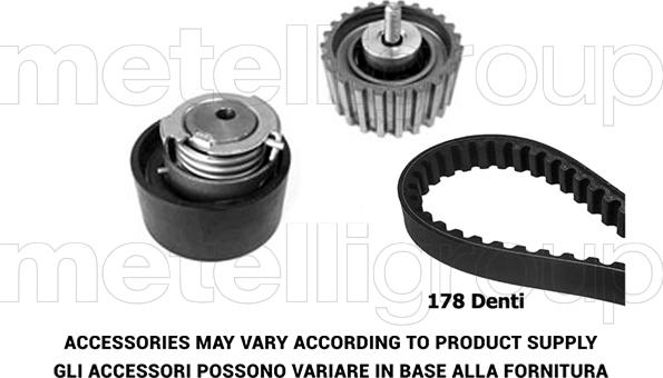 Metelli 29-0144 - Timing Belt Set autospares.lv