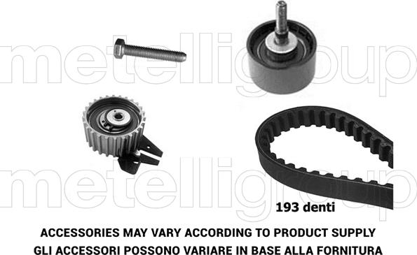 Metelli 29-0145 - Timing Belt Set autospares.lv