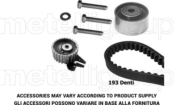 Metelli 29-0148 - Timing Belt Set autospares.lv