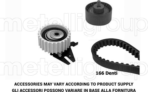 Metelli 29-0158 - Timing Belt Set autospares.lv