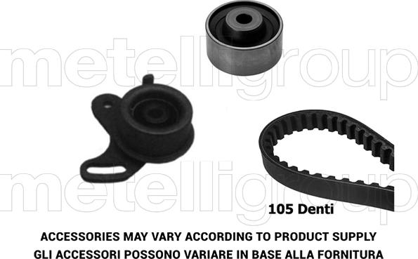 Metelli 29-0108 - Timing Belt Set autospares.lv