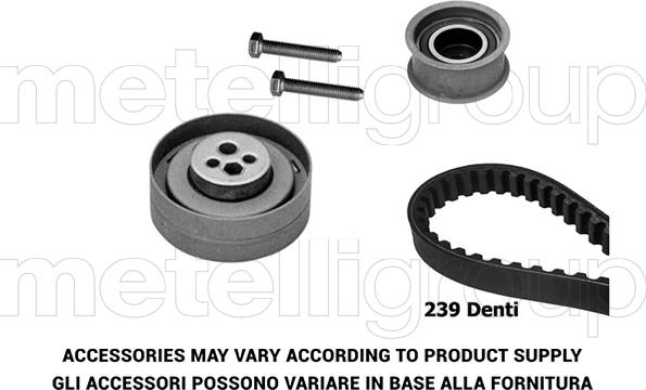 Metelli 29-0102 - Timing Belt Set autospares.lv