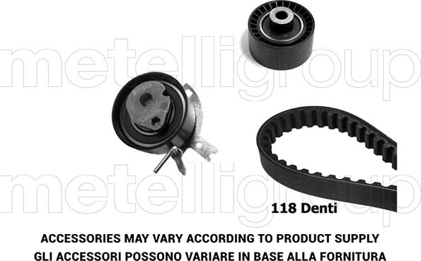 Metelli 29-0111 - Timing Belt Set autospares.lv