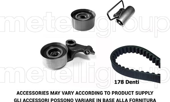 Metelli 29-0186 - Timing Belt Set autospares.lv