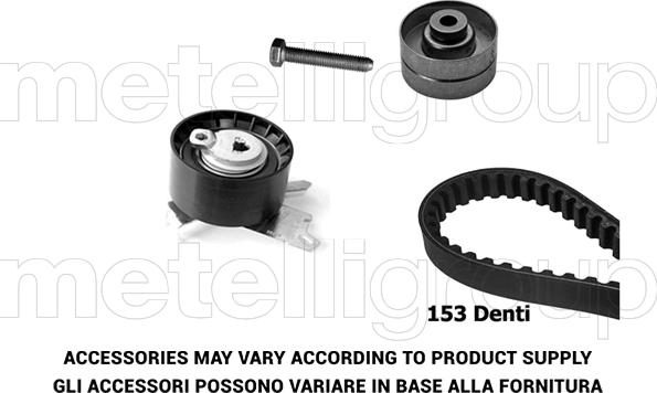 Metelli 29-0125 - Timing Belt Set autospares.lv