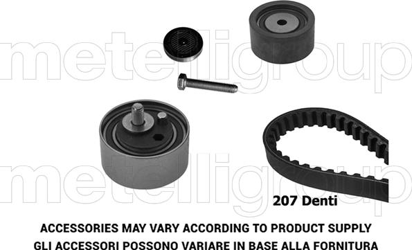 Metelli 29-0171 - Timing Belt Set autospares.lv