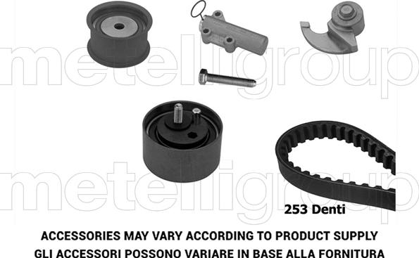 Metelli 29-0178 - Timing Belt Set autospares.lv