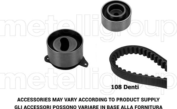 Metelli 29-0398 - Timing Belt Set autospares.lv