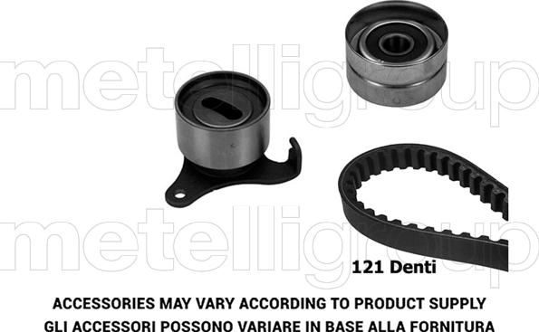 Metelli 29-0345 - Timing Belt Set autospares.lv