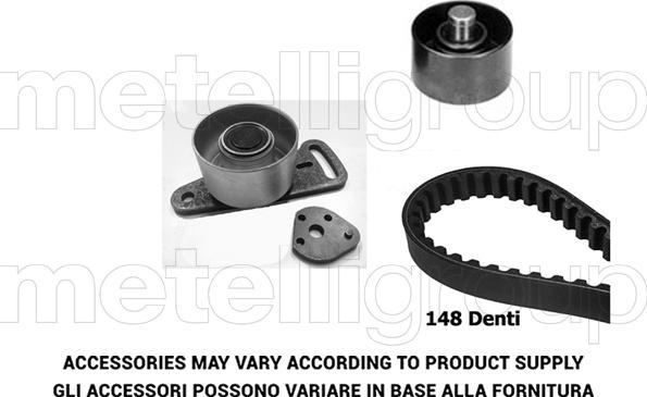 Metelli 29-0340 - Timing Belt Set autospares.lv