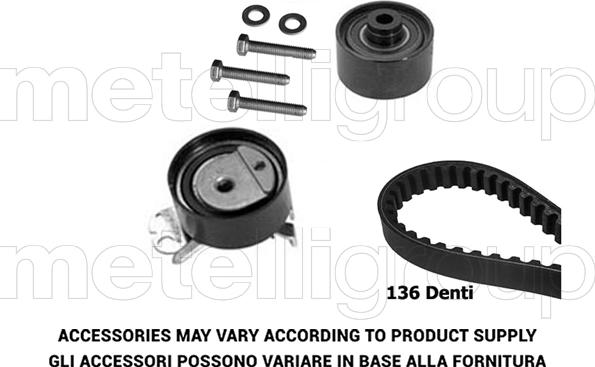 Metelli 29-0359 - Timing Belt Set autospares.lv