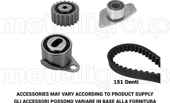 Metelli 29-0365 - Timing Belt Set autospares.lv