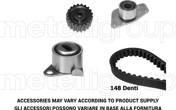 Metelli 29-0334 - Timing Belt Set autospares.lv