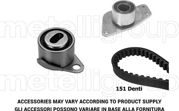 Metelli 29-0333 - Timing Belt Set autospares.lv