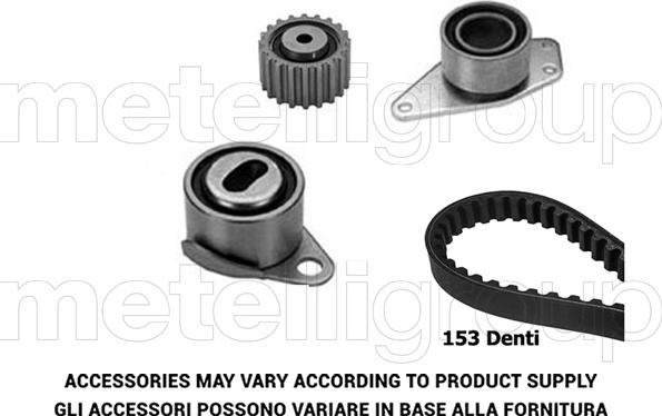 Metelli 29-0337 - Timing Belt Set autospares.lv