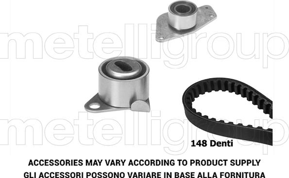 Metelli 29-0378 - Timing Belt Set autospares.lv