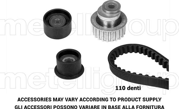 Metelli 29-0201 - Timing Belt Set autospares.lv