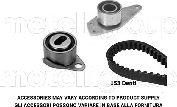 Metelli 29-0219 - Timing Belt Set autospares.lv