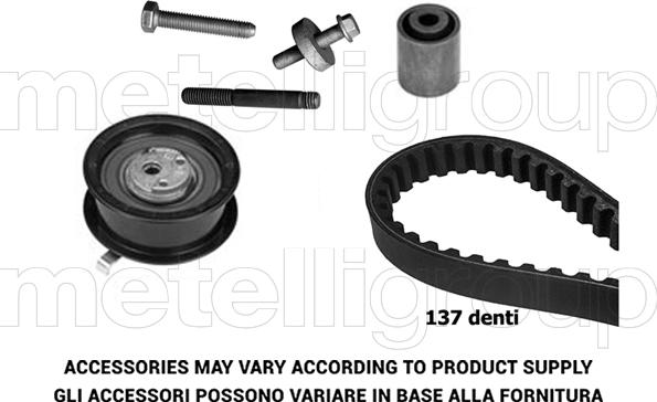 Metelli 29-0216 - Timing Belt Set autospares.lv