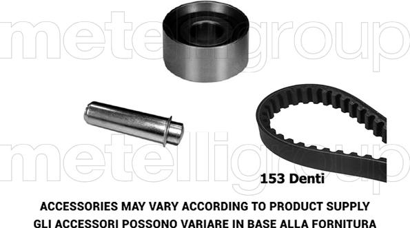 Metelli 29-0289 - Timing Belt Set autospares.lv