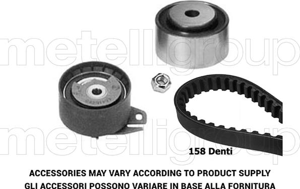 Metelli 29-0235 - Timing Belt Set autospares.lv