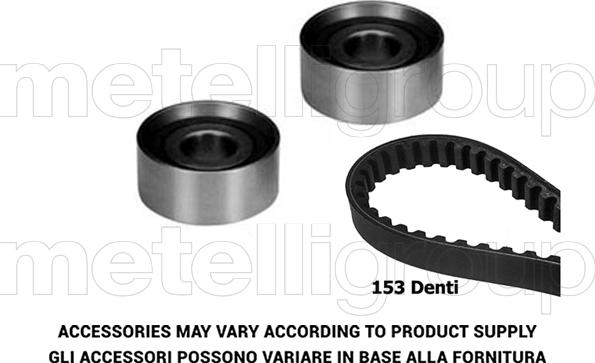 Metelli 29-0231 - Timing Belt Set autospares.lv