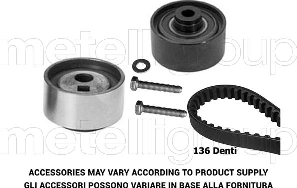 Metelli 29-0238 - Timing Belt Set autospares.lv