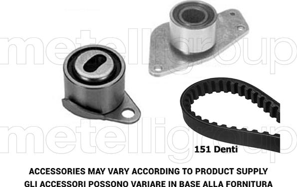 Metelli 29-0222 - Timing Belt Set autospares.lv