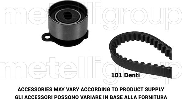 Metelli 29-0274 - Timing Belt Set autospares.lv