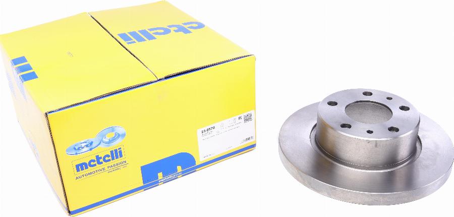 Metelli 23-0570 - Brake Disc autospares.lv