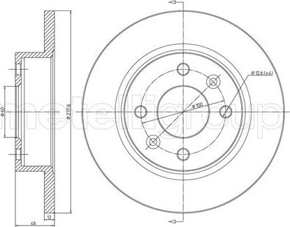 Delphi BG2194 - Brake Disc autospares.lv