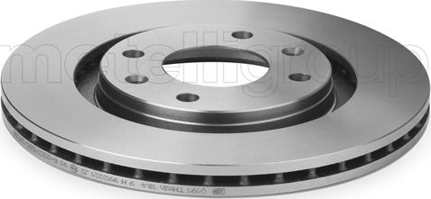 Metelli 23-0191 - Brake Disc autospares.lv