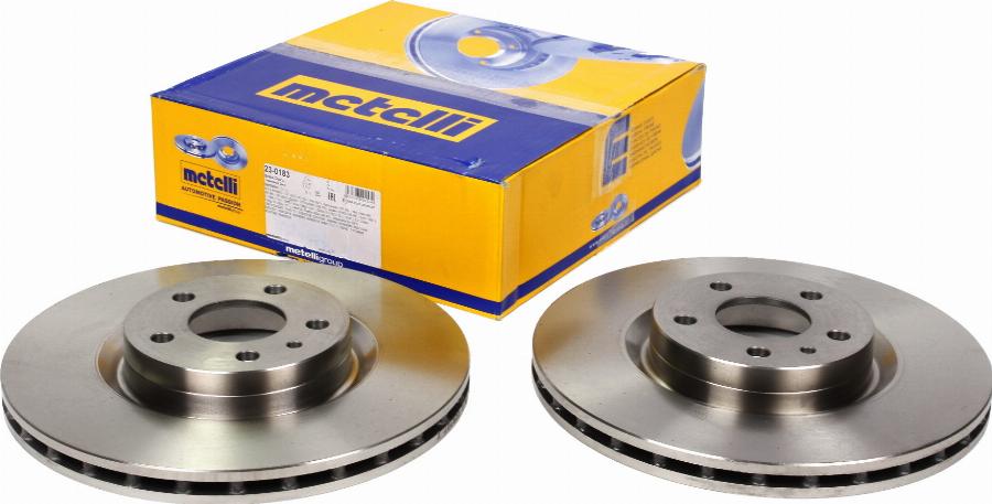 Metelli 23-0183 - Brake Disc autospares.lv