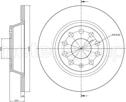 Necto WN1328 - Brake Disc autospares.lv