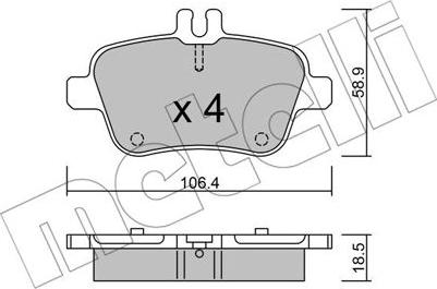 Metelli 22-0966-0 - Oil Filter autospares.lv