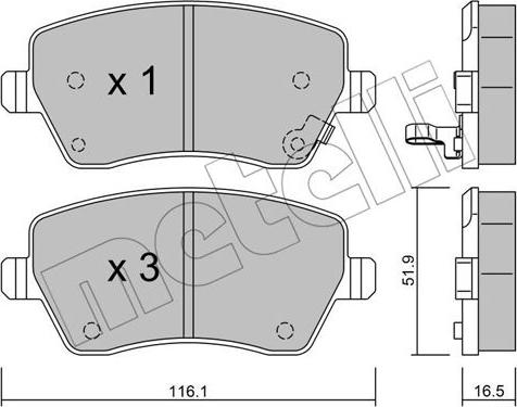 Metelli 22-0485-1 - Oil Filter autospares.lv