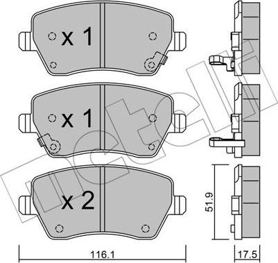 Metelli 22-0485-2 - Oil Filter autospares.lv