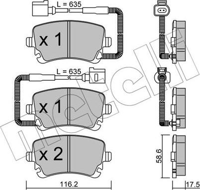 Metelli 22-0554-1 - Oil Filter autospares.lv