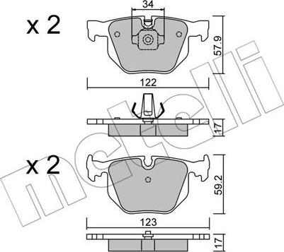 Metelli 22-0561-0 - Oil Filter autospares.lv