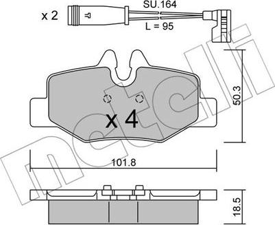 Metelli 22-0576-0K - Oil Filter autospares.lv