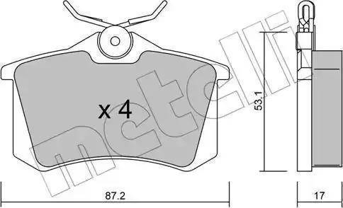 Delphi LP0565 - Brake Pad Set, disc brake autospares.lv