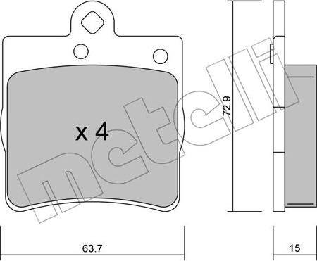 Metelli 22-0343-0 - Oil Filter autospares.lv