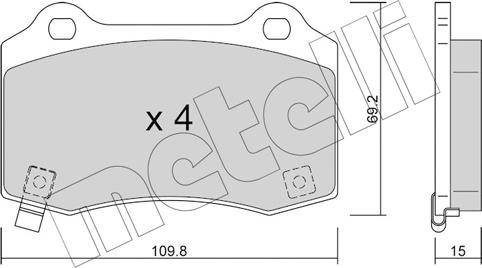 Metelli 22-0251-6 - Oil Filter autospares.lv