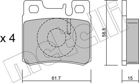 Metelli 22-0203-0 - Oil Filter autospares.lv