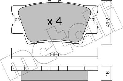 Metelli 22-0749-0 - Oil Filter autospares.lv