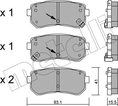 Metelli 22-0725-1 - Oil Filter autospares.lv