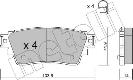 Metelli 22-1160-0 - Oil Filter autospares.lv