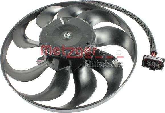 Metzger 4002005 - Fan, radiator autospares.lv