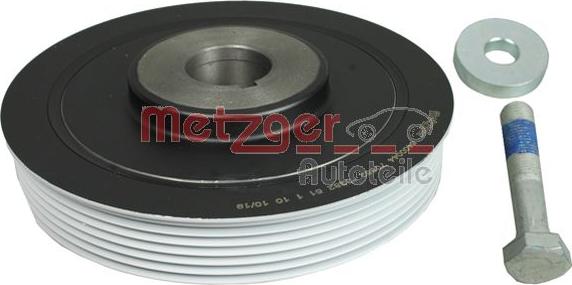 Metzger 6400044 - Belt Pulley, crankshaft autospares.lv