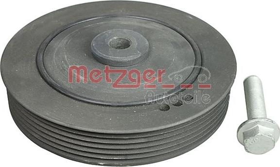 Metzger 6400006 - Belt Pulley, crankshaft autospares.lv